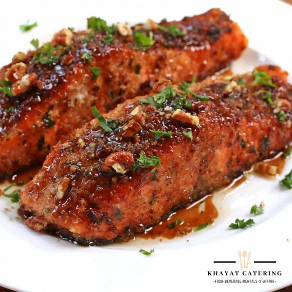 Candied Pecan Salmon