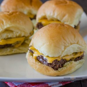 USDA Prime Cheeseburger Sliders